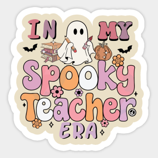 In My Spooky Teacher Era Sticker